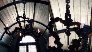 Lego Chandelier Is Perfect for Brick-Sucking Draculas